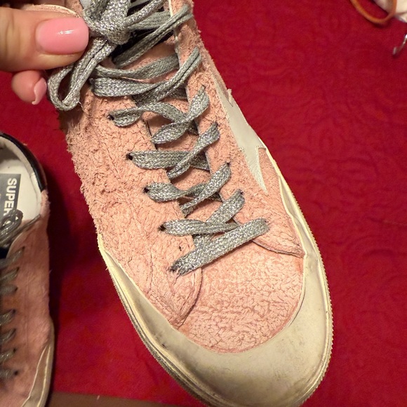 Golden Goose pink/ gray sneakers! Authentic! - Picture 6 of 9